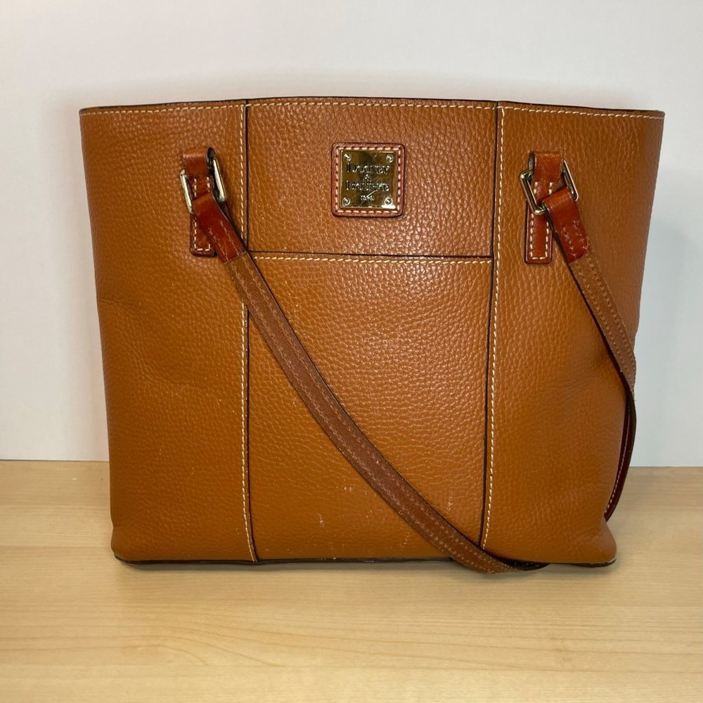 Dooney and Bourke Pebble Grain Small Lexington, Color: sand with COA